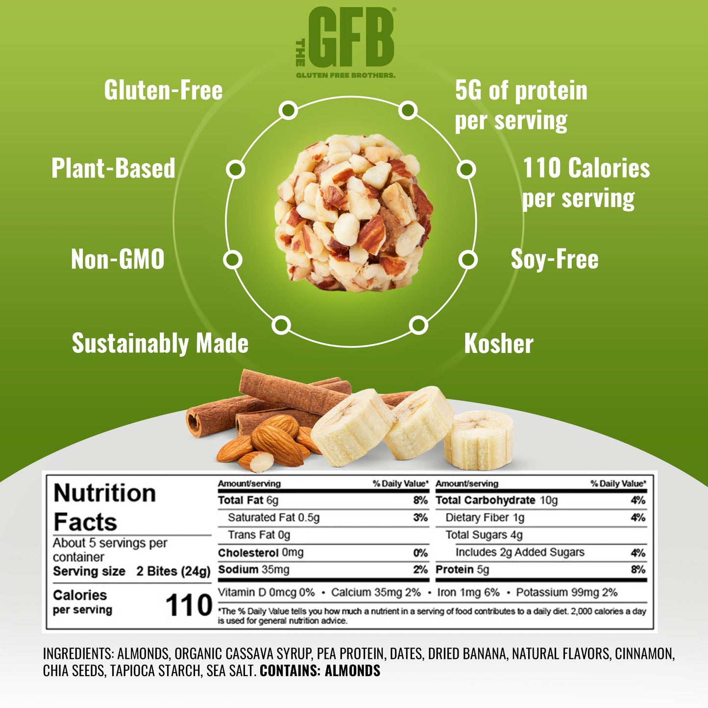 The GFB Banana Nut Bites - Grain Free