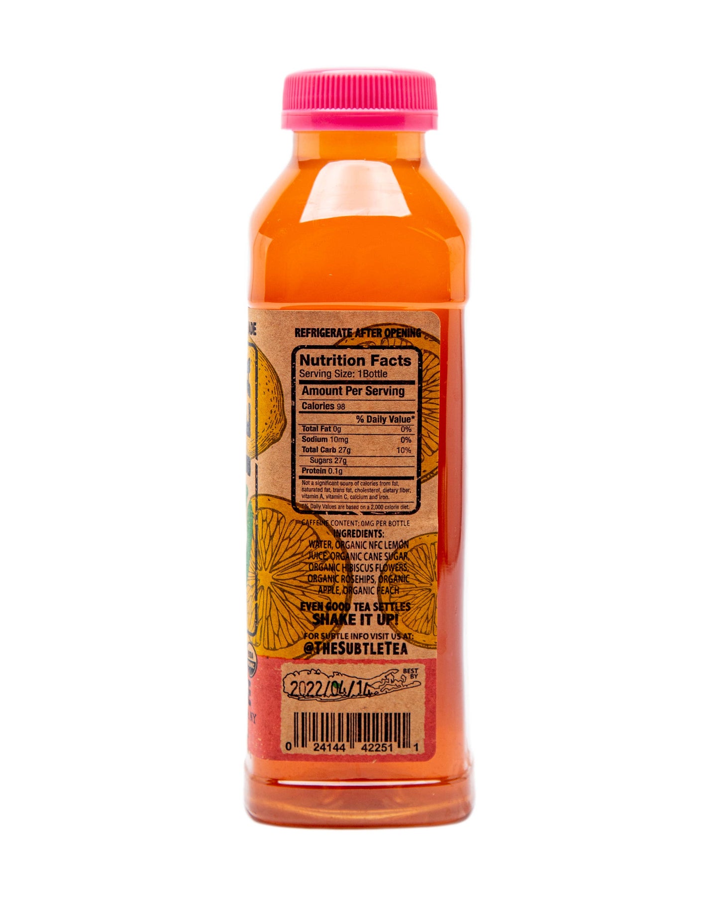 Subtle Tea Peach Brewed Lemonade