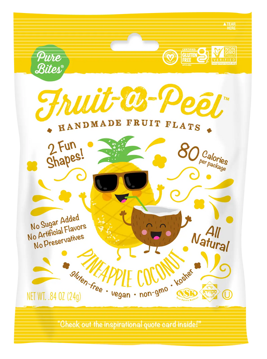 Fruit-a-Peel Pineapple Coconut Fruit Flats