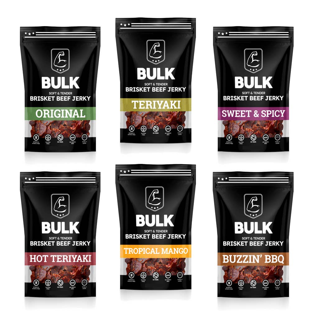 BULK Brisket Beef Jerky - All Natural