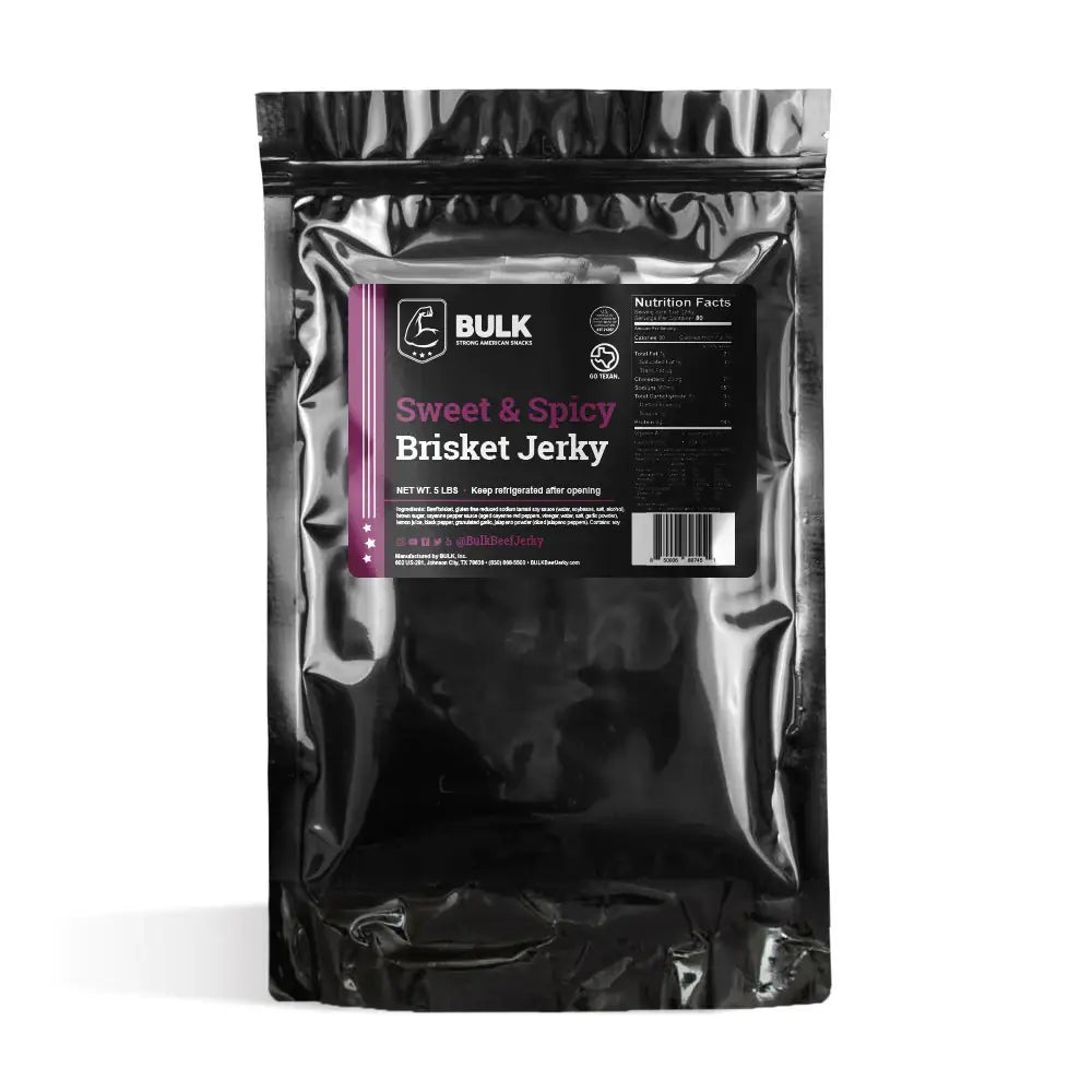 BULK Brisket Beef Jerky - All Natural