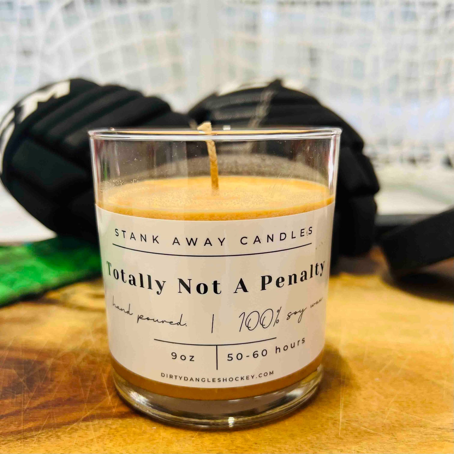 Natural Soy Wax Hockey Candles - Dirty Dangles Hockey