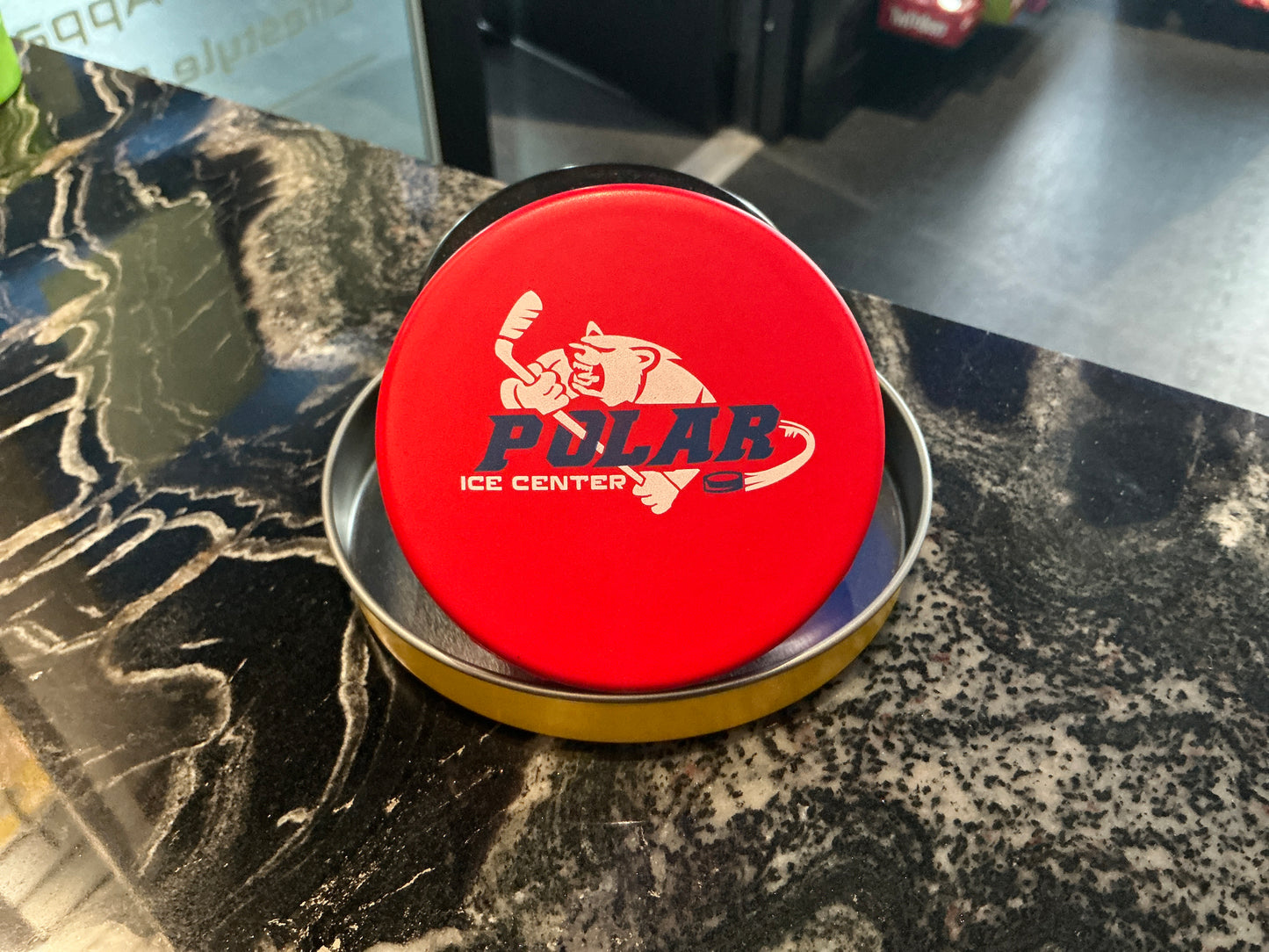 Foam Hockey Pucks w/ Polar Ice Logo