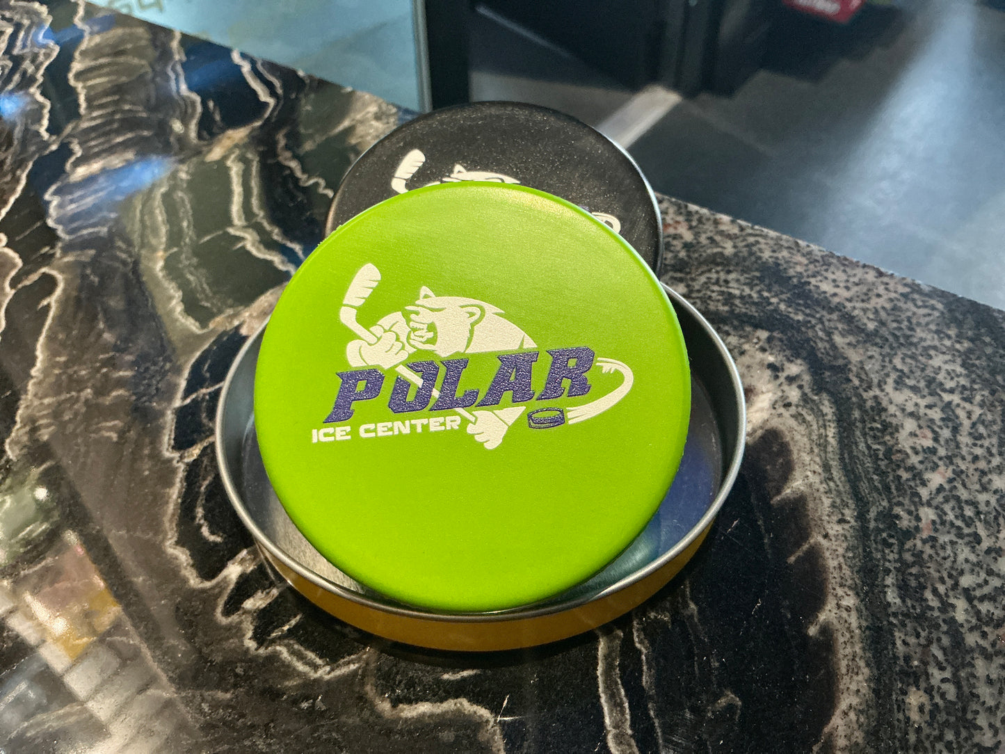 Foam Hockey Pucks w/ Polar Ice Logo