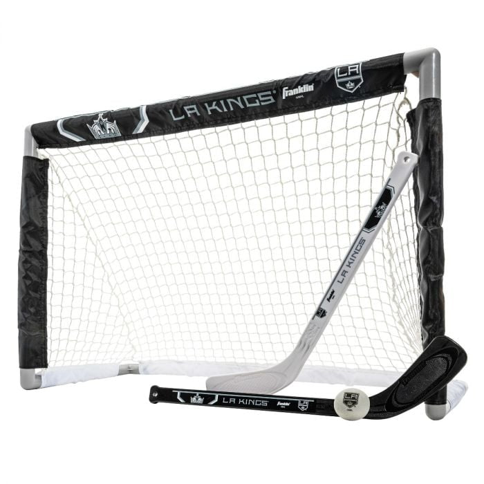 NHL Team Mini Hockey Goal, Stick, and Ball Set