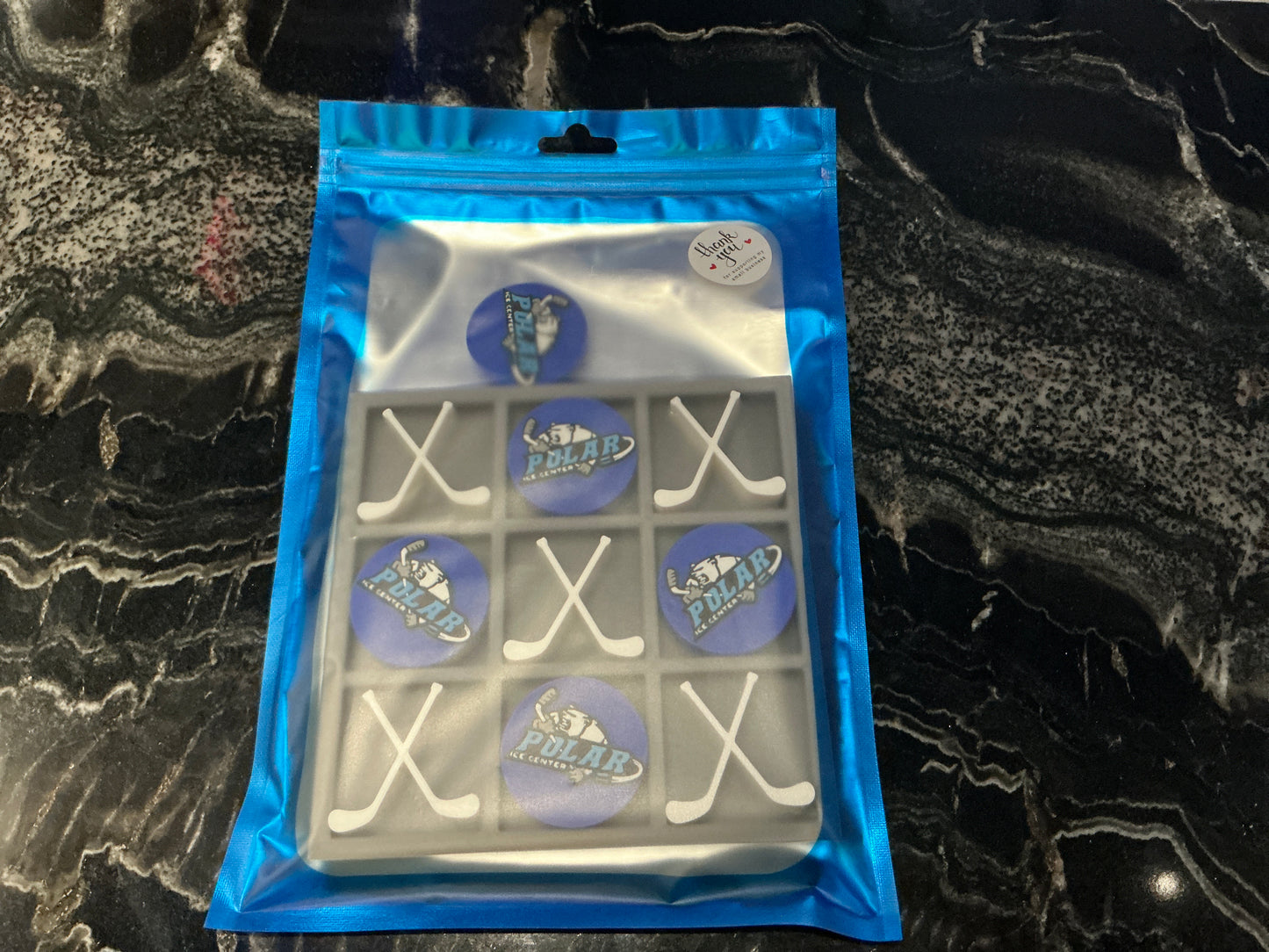Polar tic tac toe board