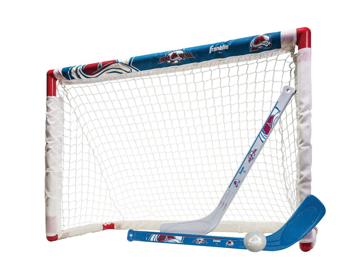 NHL Team Mini Hockey Goal, Stick, and Ball Set