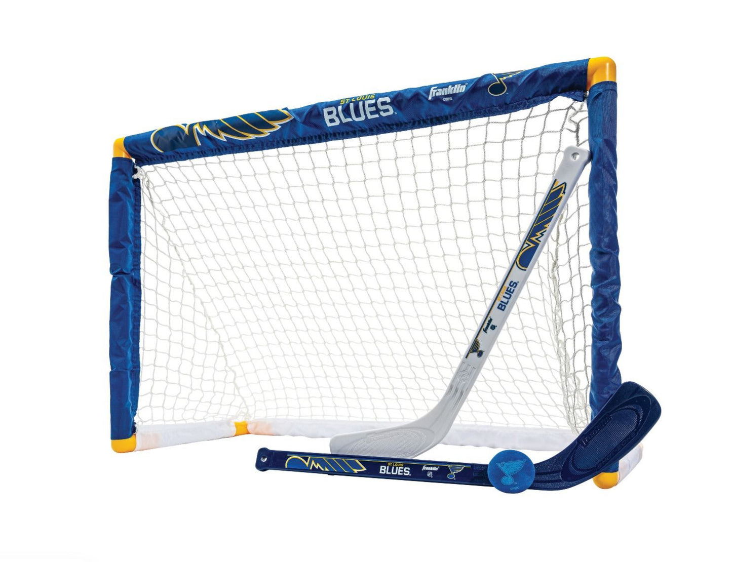 NHL Team Mini Hockey Goal, Stick, and Ball Set