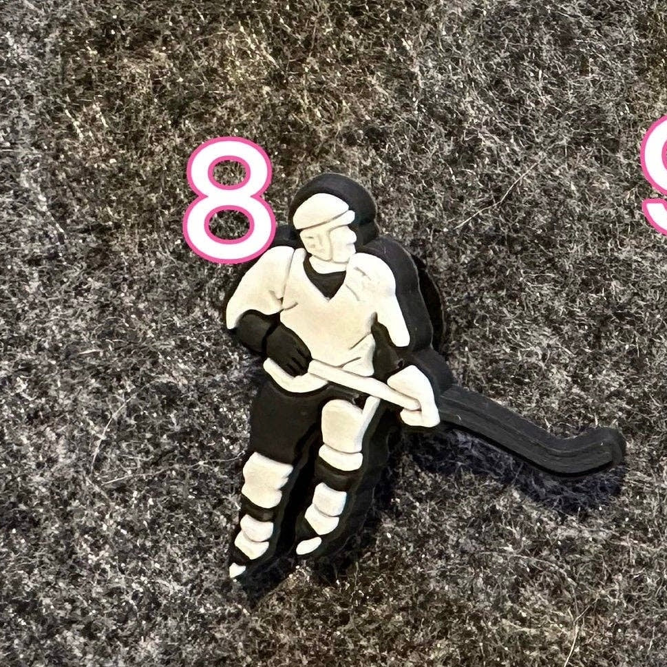 Pick your own Hockey theme shoe charms