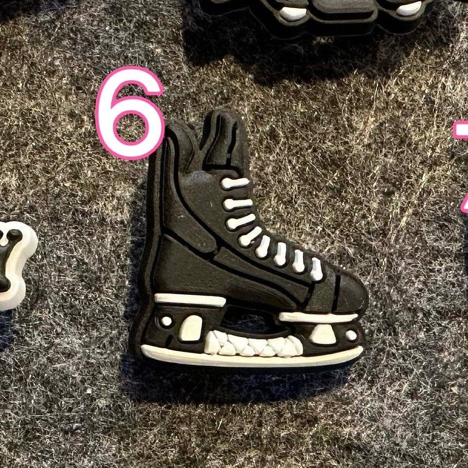 Pick your own Hockey theme shoe charms