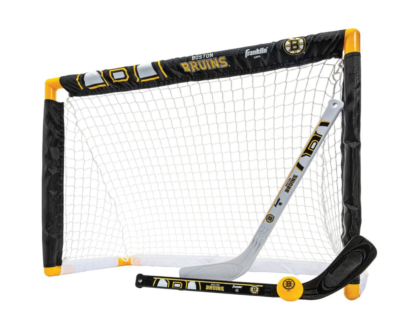 NHL Team Mini Hockey Goal, Stick, and Ball Set