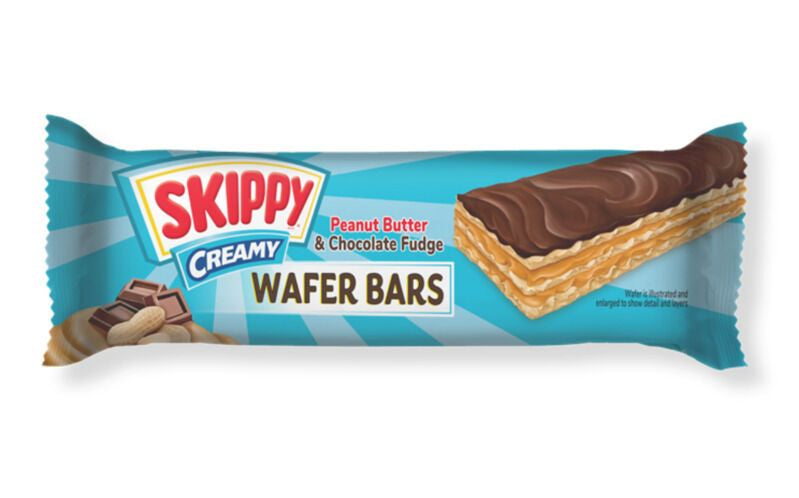 Skippy creamy wafer bars