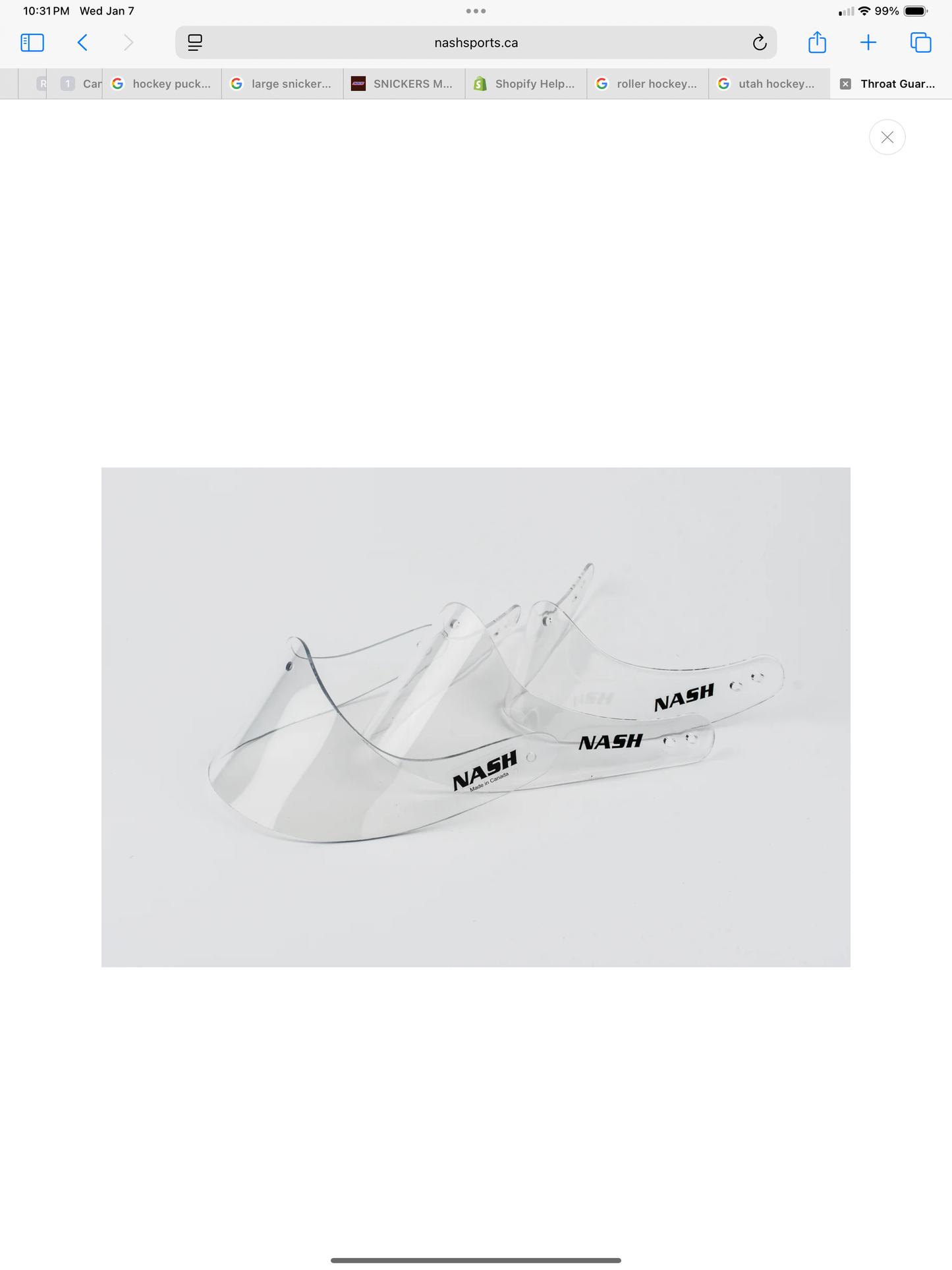 Nash Lexan Throat Guard