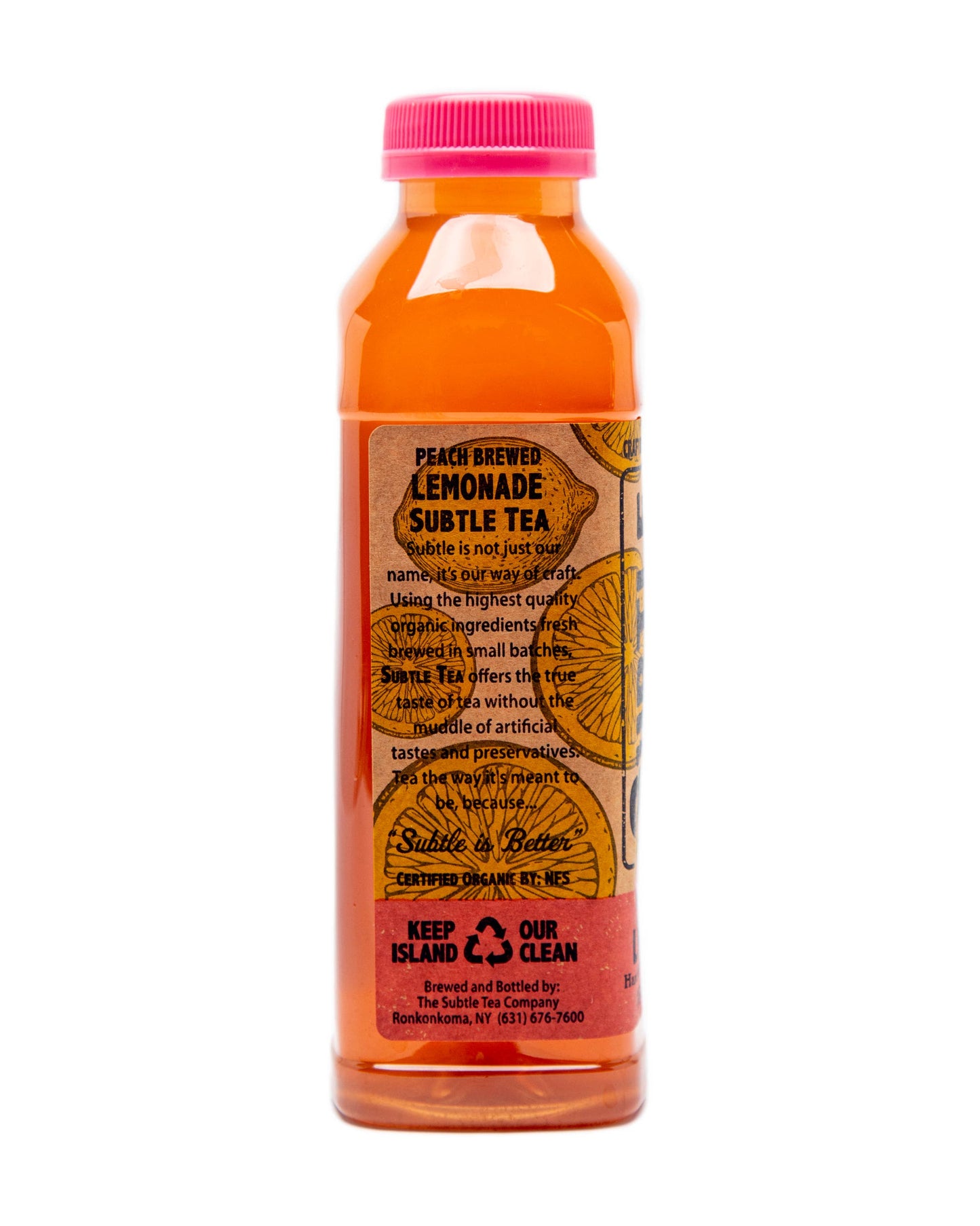 Subtle Tea Peach Brewed Lemonade