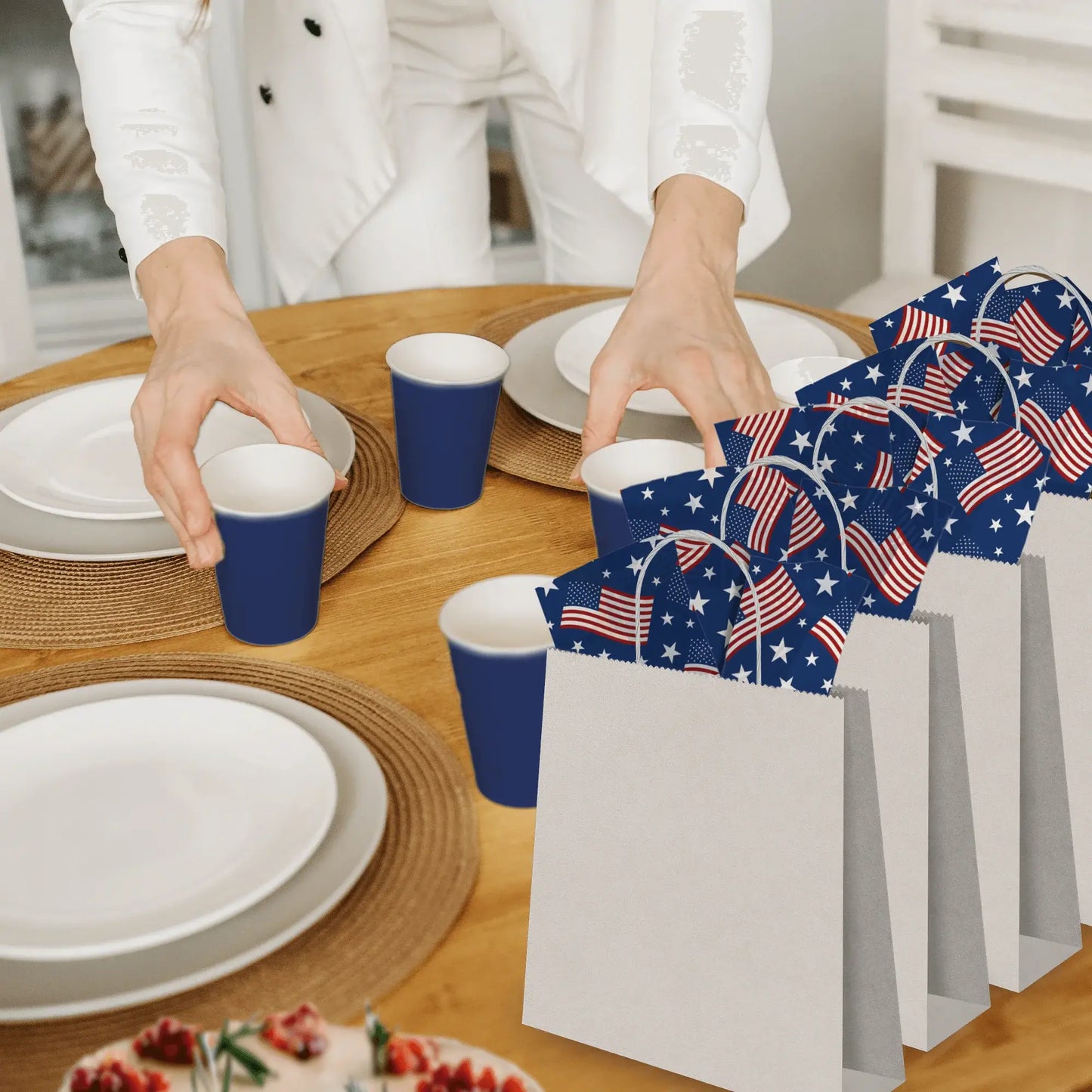 American Flag Designer Printed Tissue Paper for Gift Bags