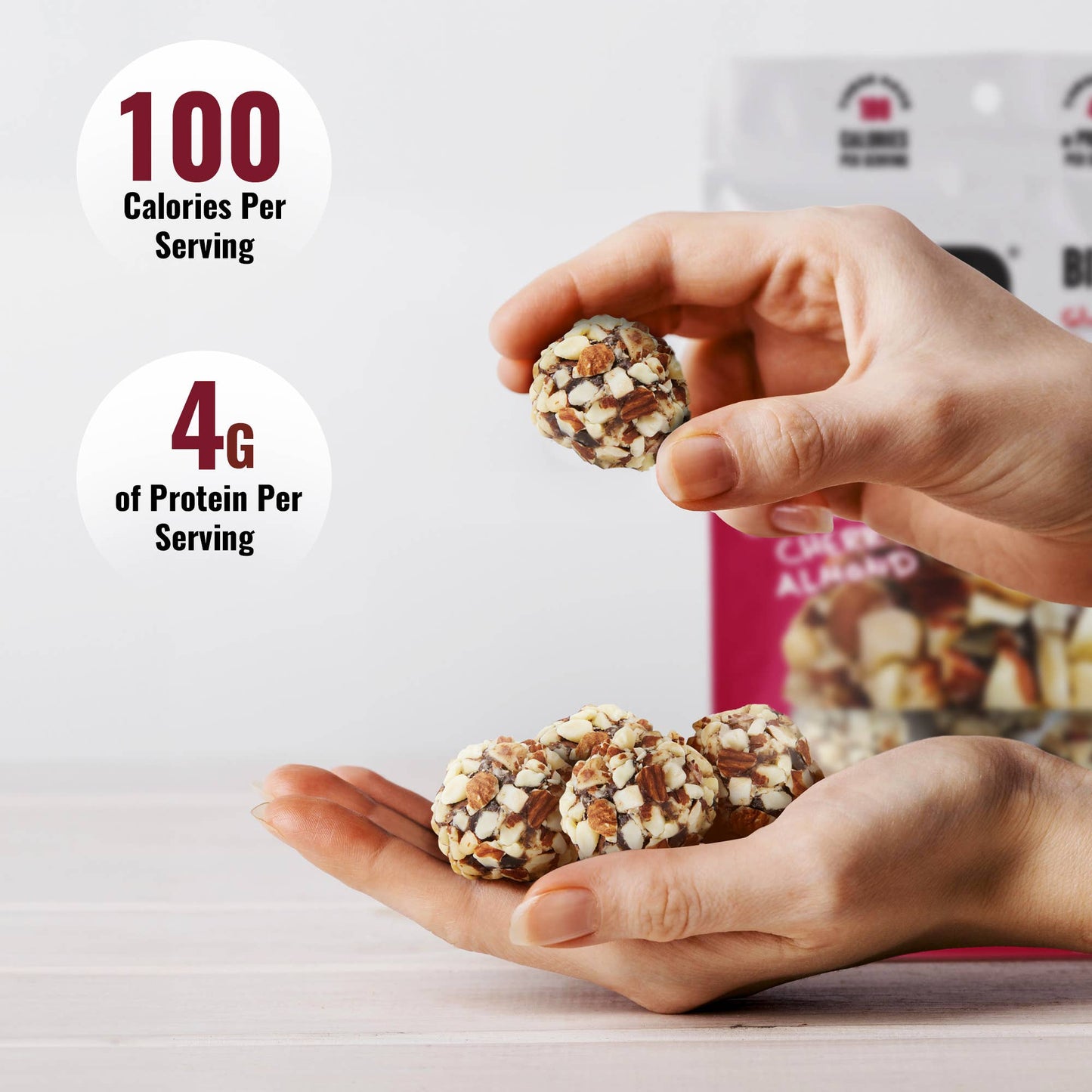 The GFB: Chocolate Cherry Almond Gluten Free Protein Bites