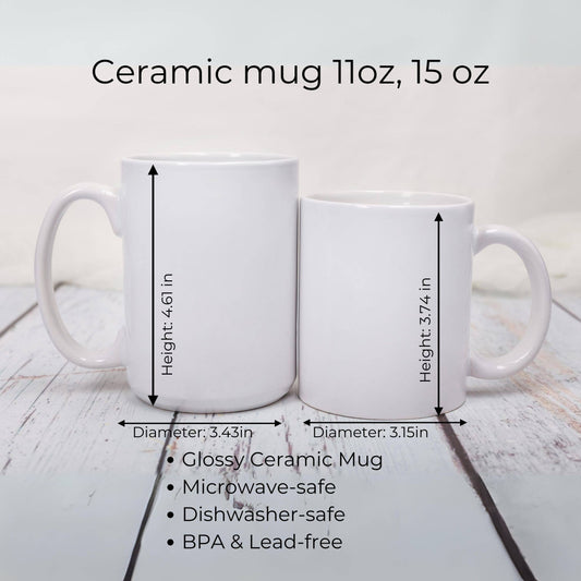 Hockey Mom | 15oz Ceramic Coffee Mug