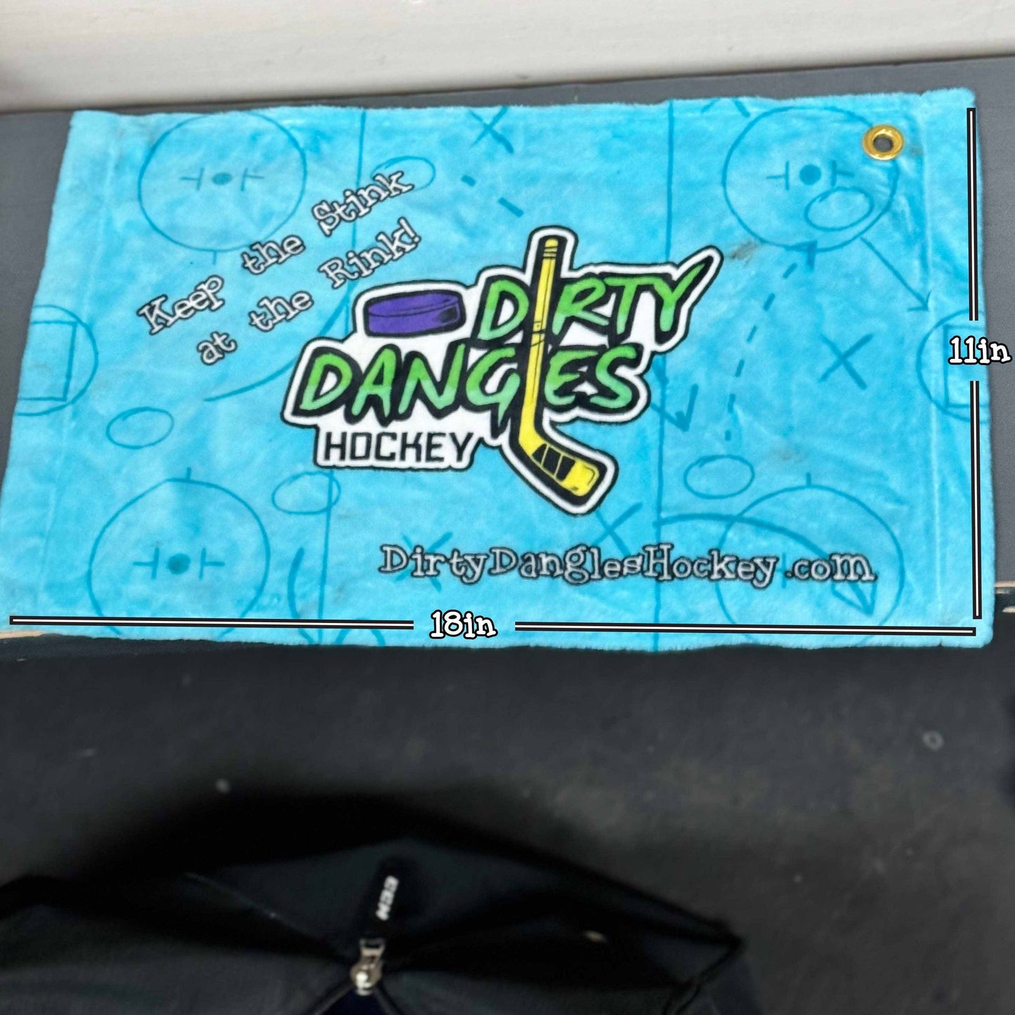 Bench and Skate Towels (11in x 18in) - Dirty Dangles Hockey