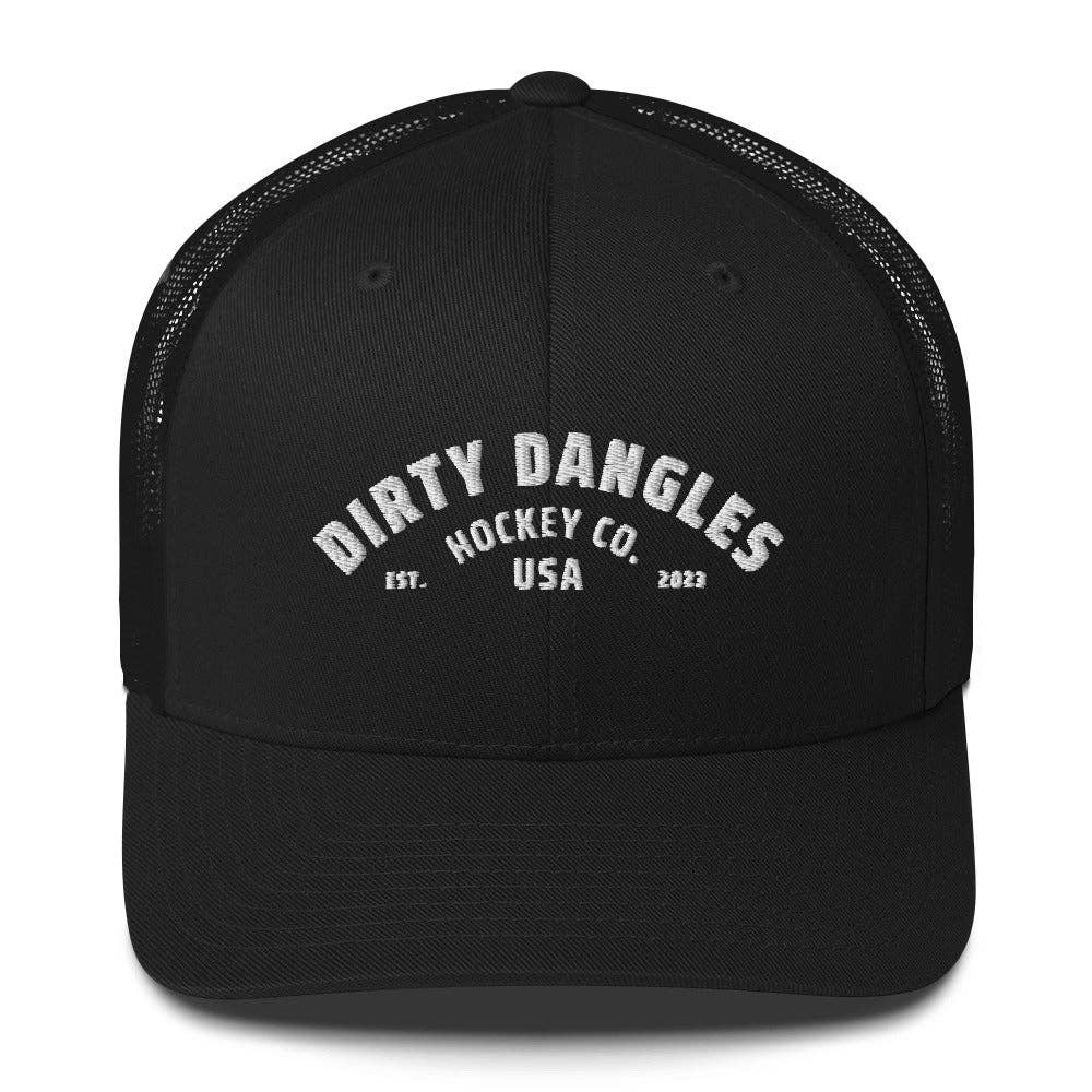 Dirty Dangles Hockey Co. Snap Back Mesh Trucker Hat