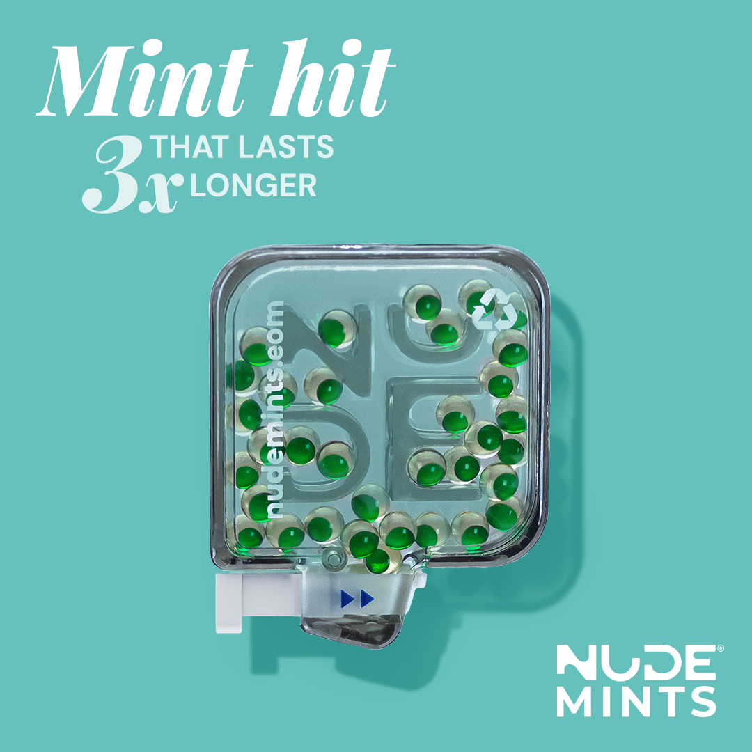 NUDE Mints - Double Action Liquid Mint Capsules (Spearmint)