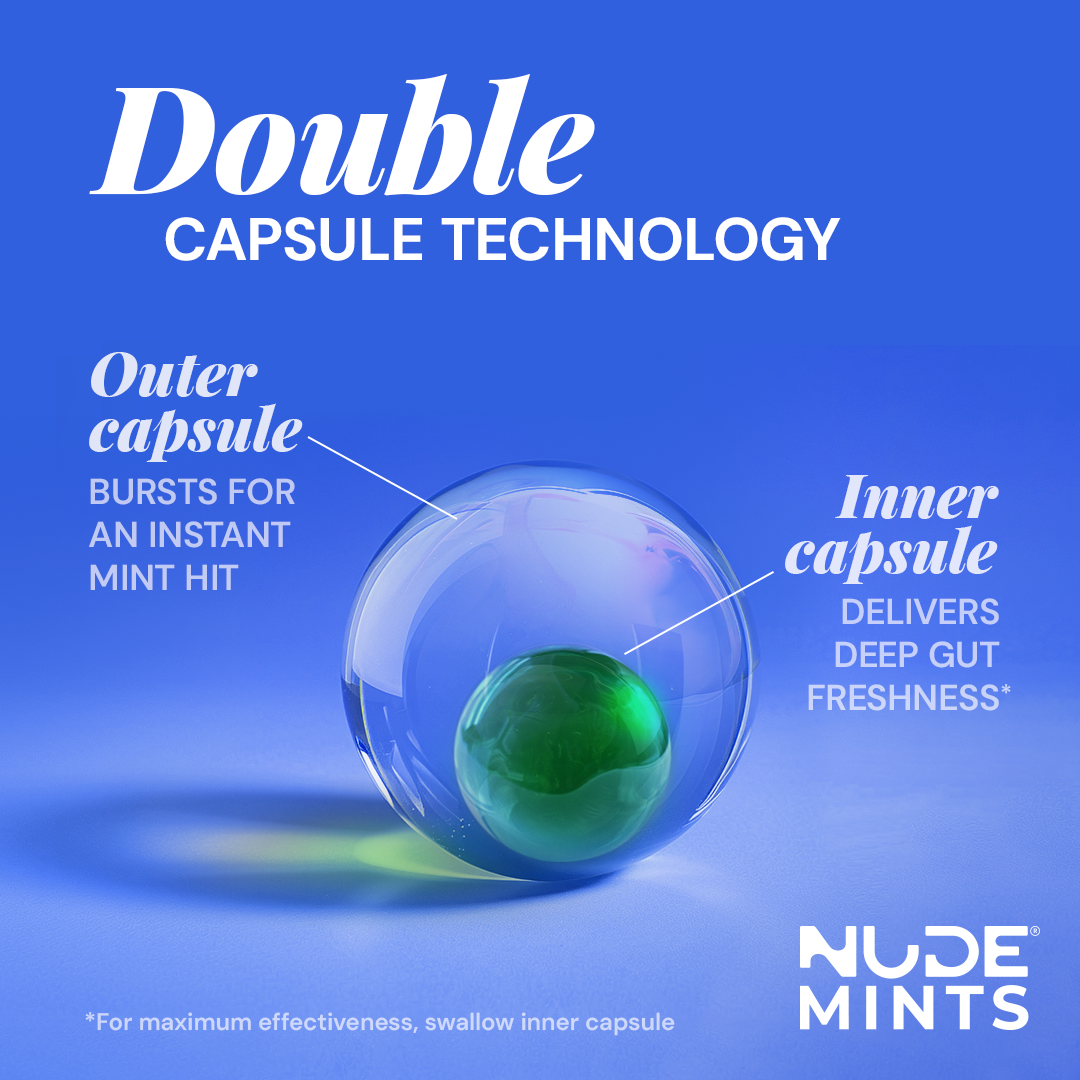 NUDE Mints - Concentrated Liquid Mint Capsules (Ice Shot)