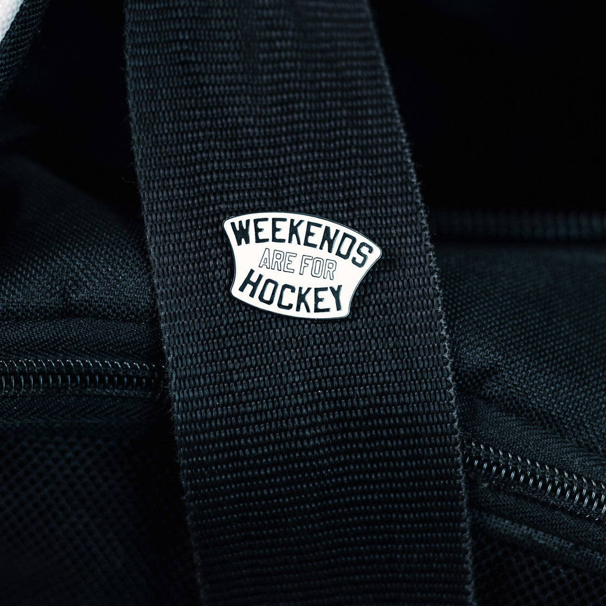 Weekends Are For Hockey Pin