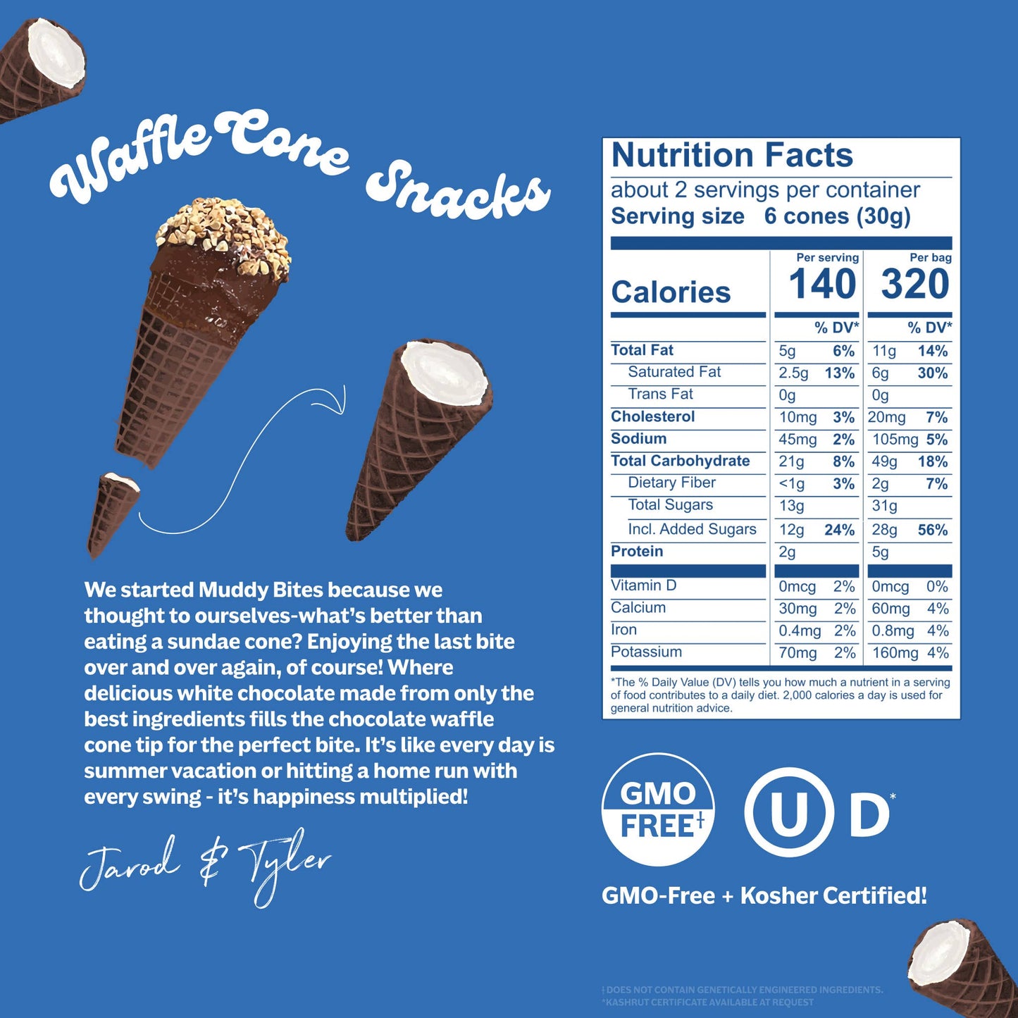 Muddy Bites- Cookies 'N Cream