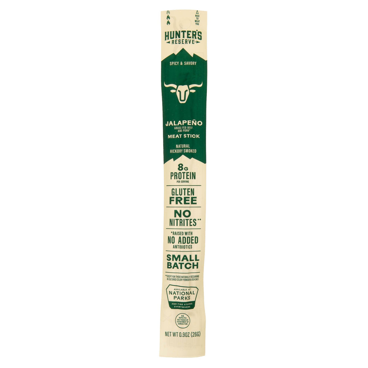 Jalapeño Grass Fed Beef Meat Sticks - 24 Pack
