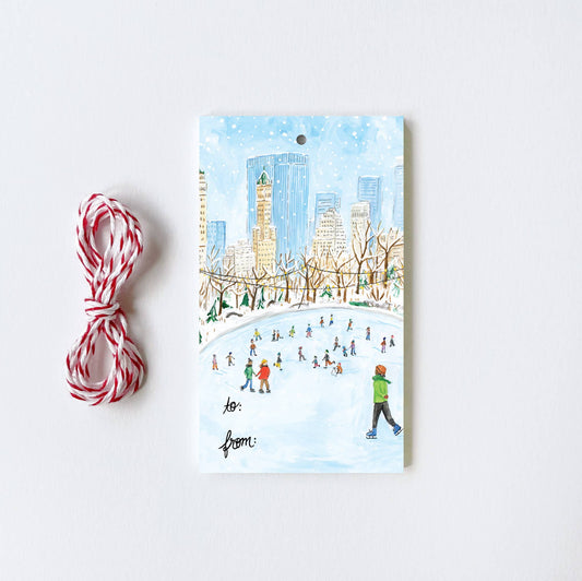 Gift Tags New York Central Park Holiday