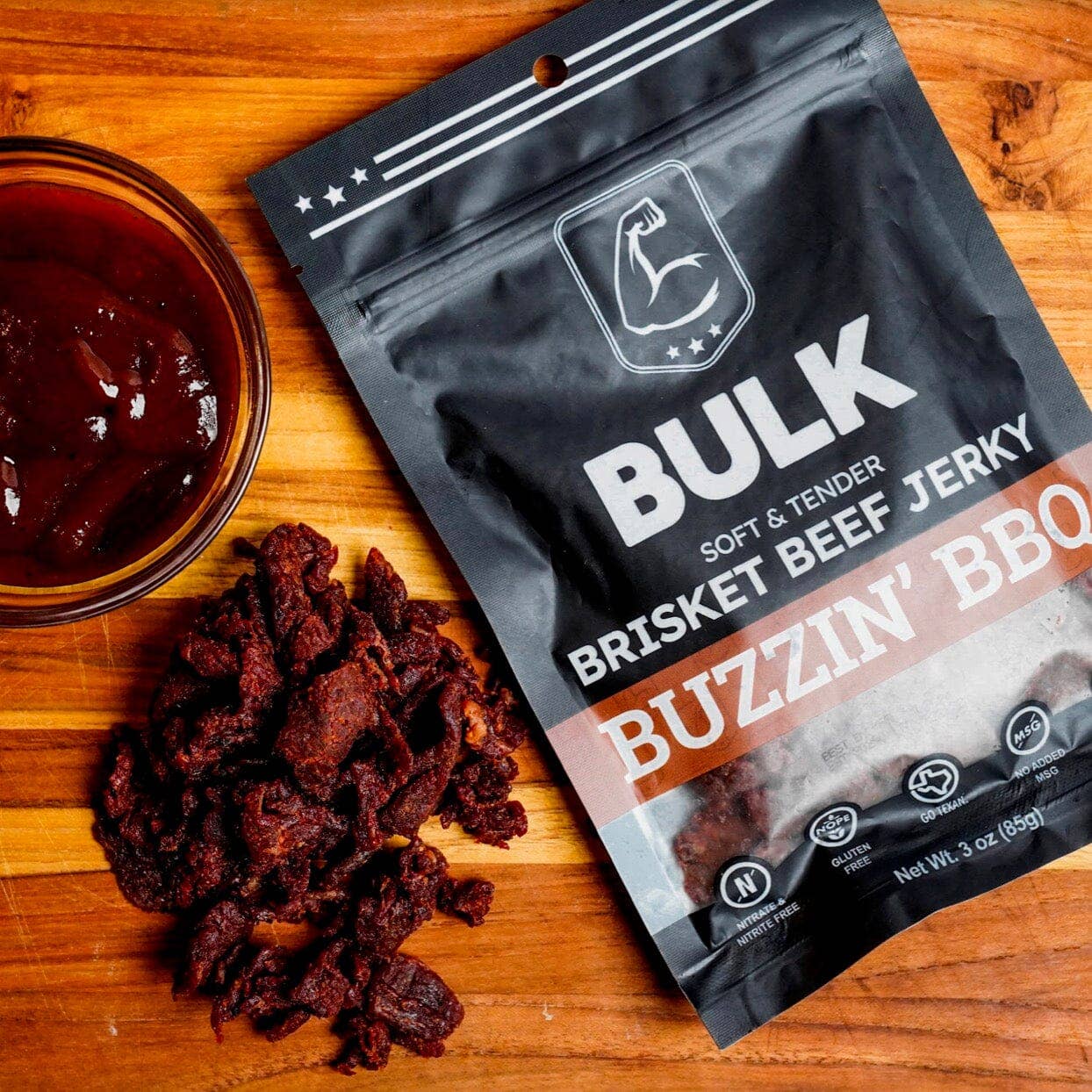 BULK Brisket Beef Jerky - All Natural