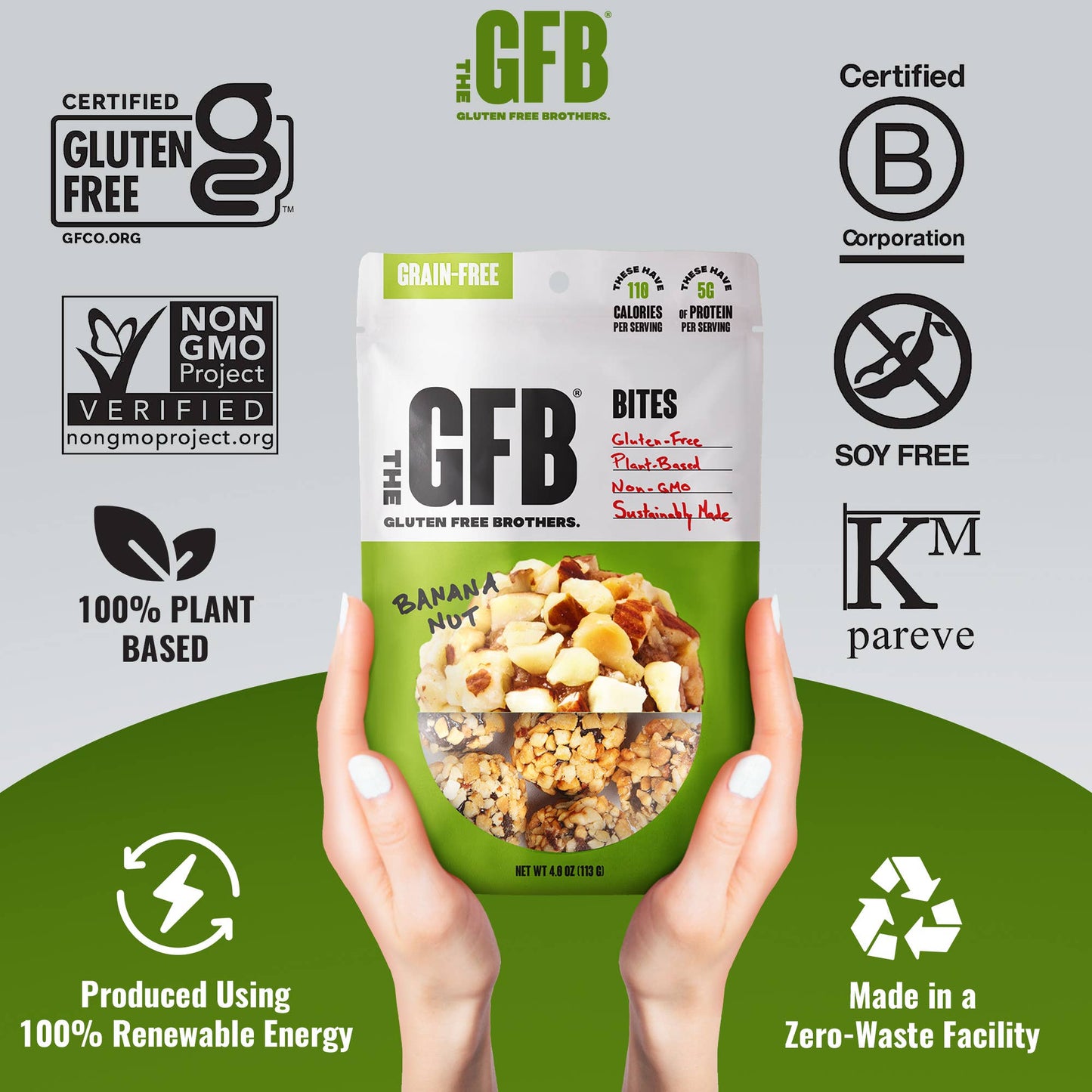 The GFB Banana Nut Bites - Grain Free