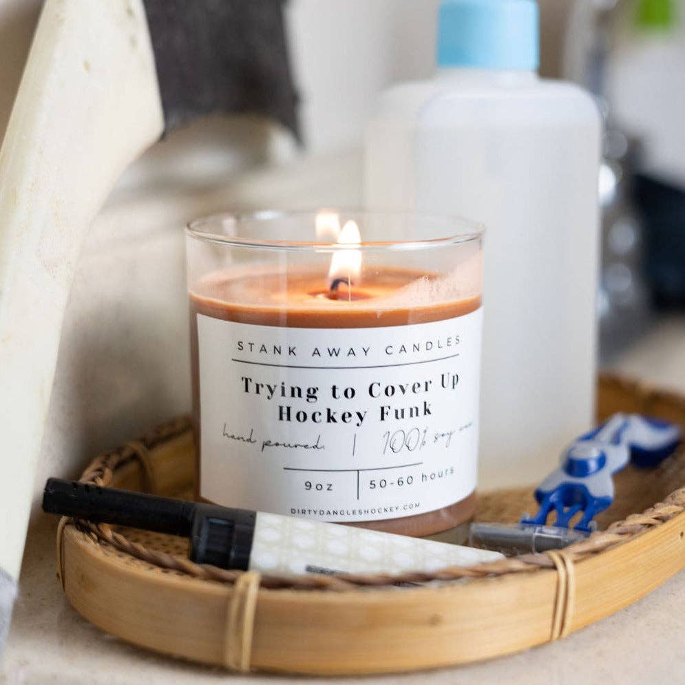 Natural Soy Wax Hockey Candles - Dirty Dangles Hockey