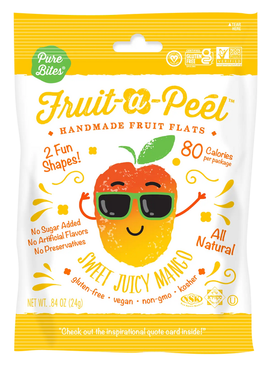 Fruit-a-Peel Sweet Juicy Mango Fruit Flats