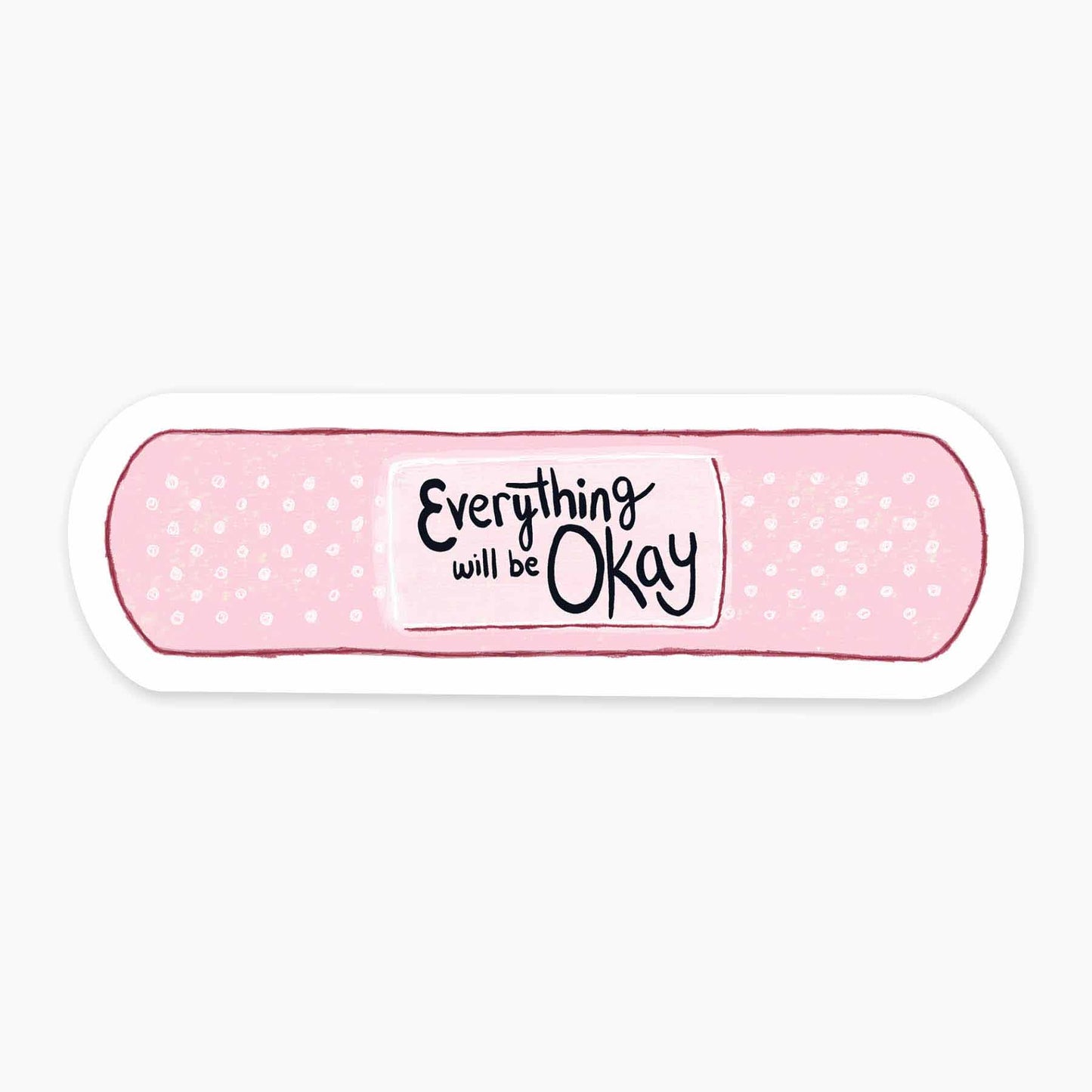 Bandaid - 3" Art Sticker