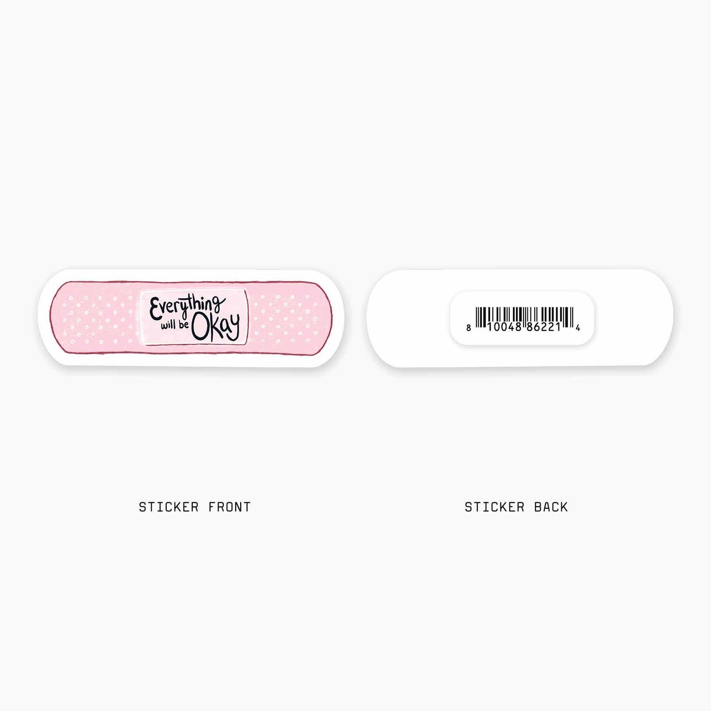 Bandaid - 3" Art Sticker