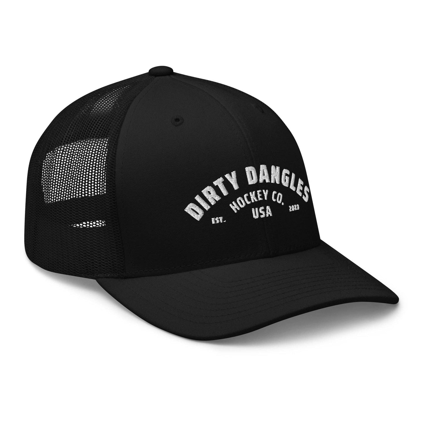 Dirty Dangles Hockey Co. Snap Back Mesh Trucker Hat