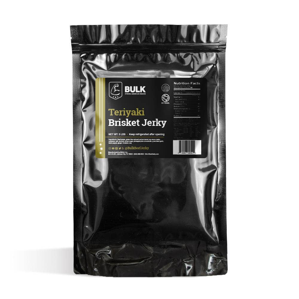 BULK Brisket Beef Jerky - All Natural
