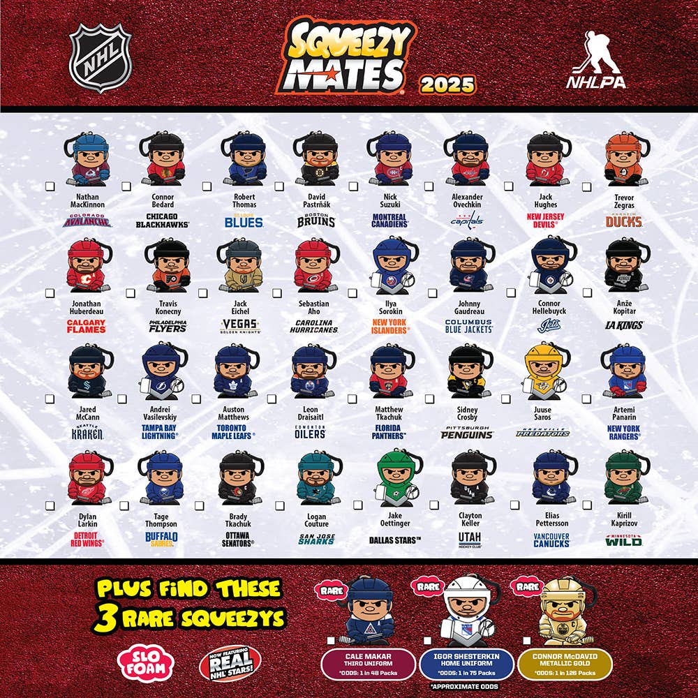 2025 SqueezyMates NHL Gravity Feed Display (Copy)