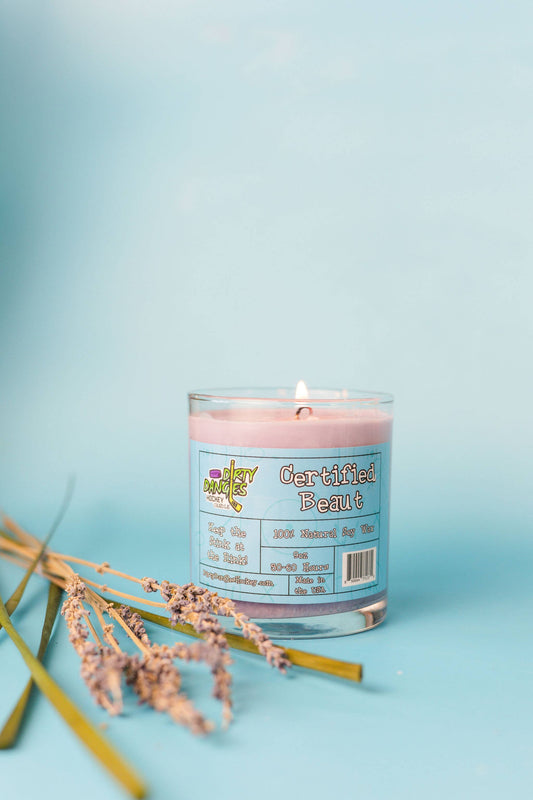 Dirty Dangles Hockey Candles - 9oz Jar Candles With Lid