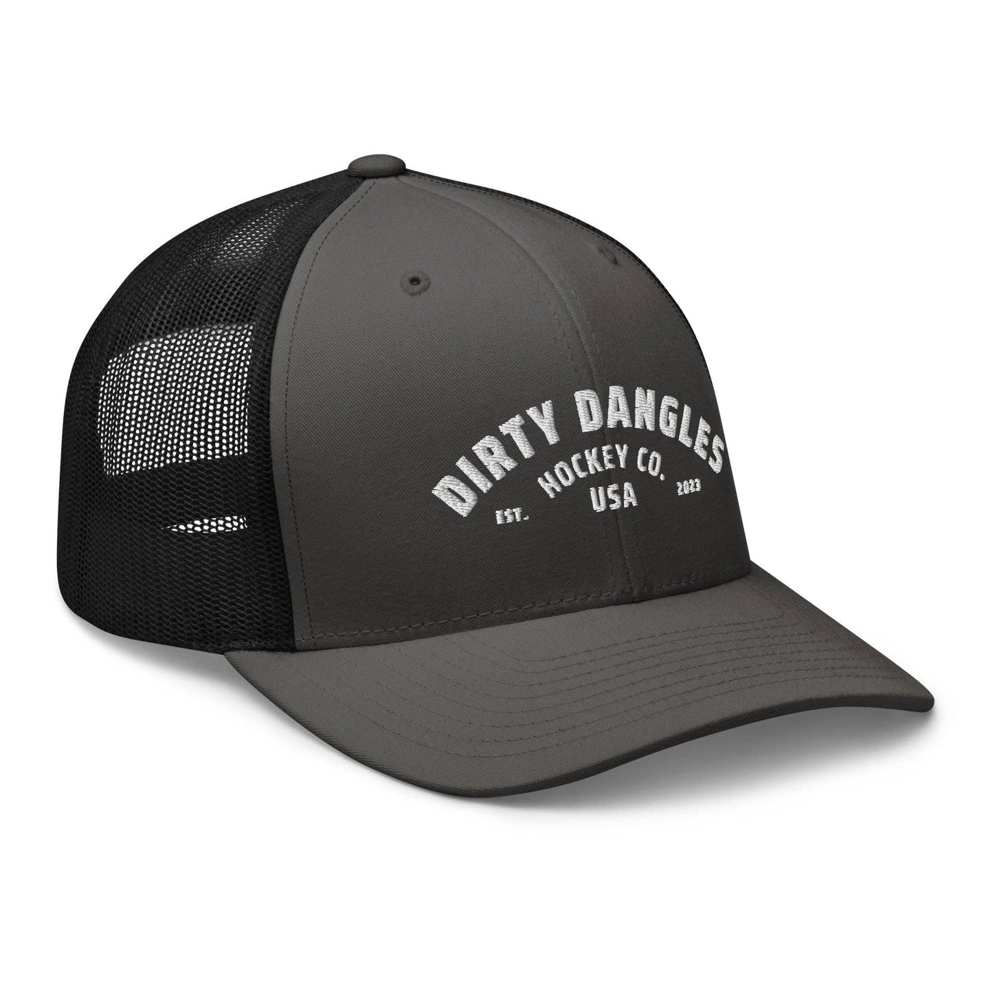 Dirty Dangles Hockey Co. Snap Back Mesh Trucker Hat