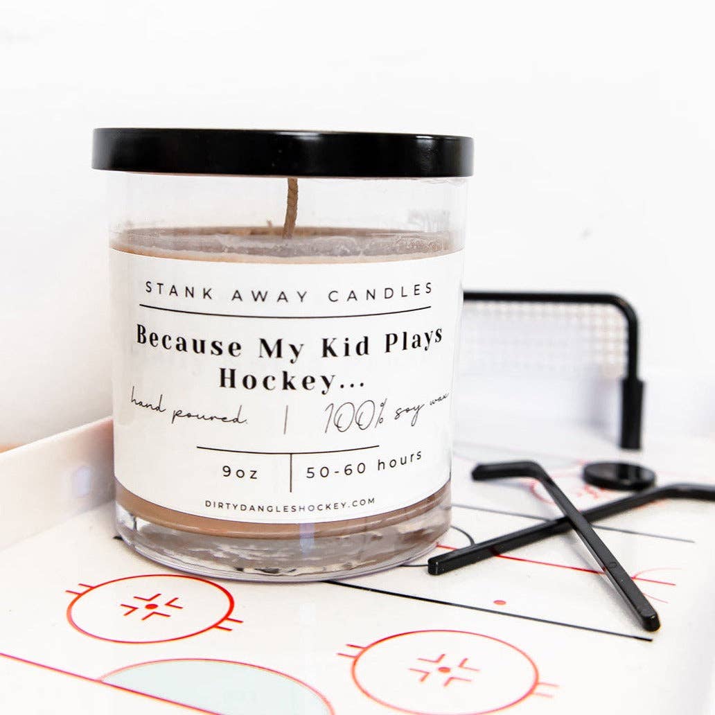 Natural Soy Wax Hockey Candles - Dirty Dangles Hockey
