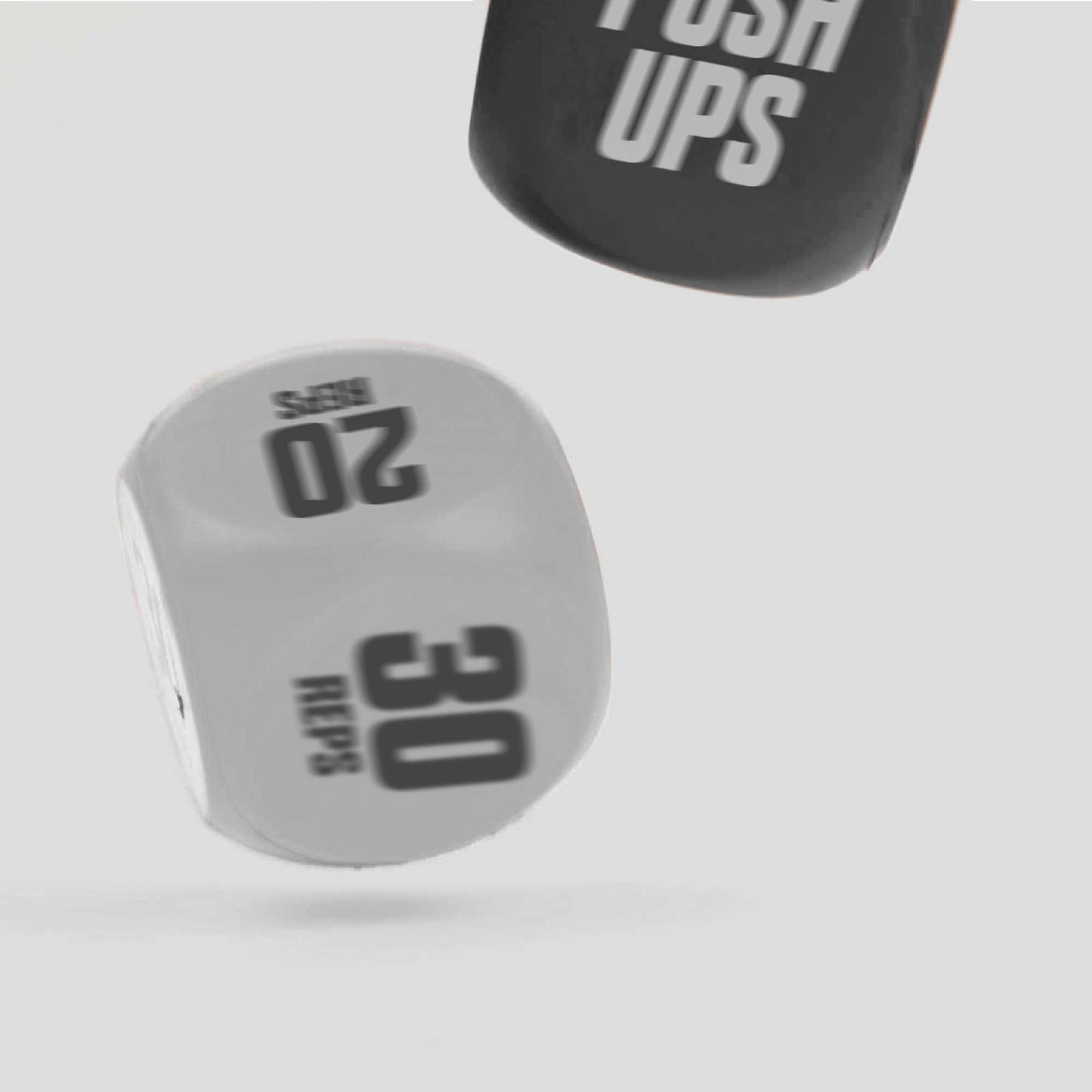 Fitness Routine Exercise Dice - Black