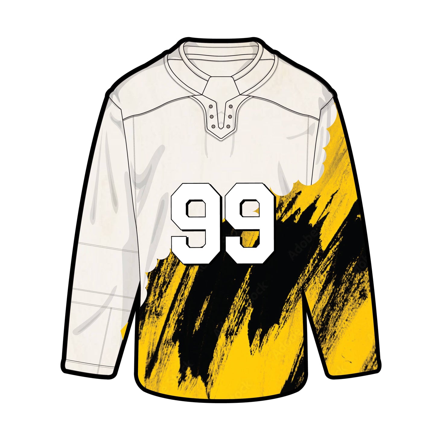 Abstract Athlete - My Jersey, My Art - Hockey