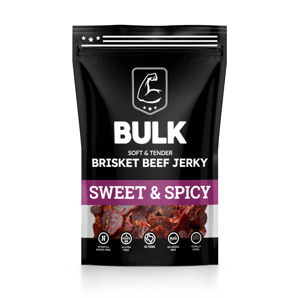 BULK Brisket Beef Jerky - All Natural