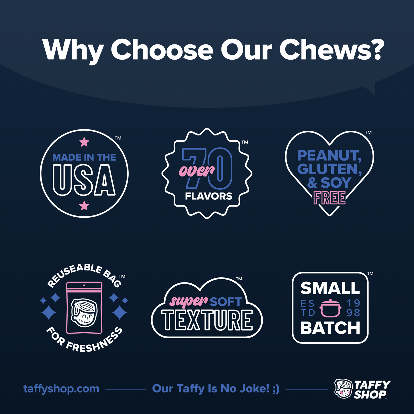 Taffy Shop Favorites Classic Taffy Mix™