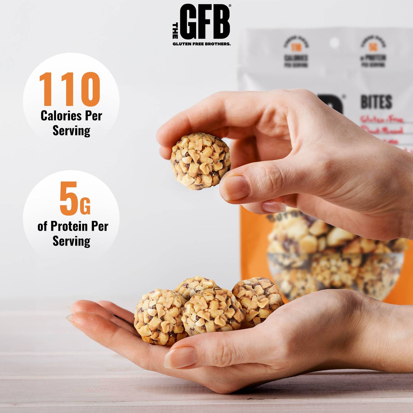 The GFB: Dark Chocolate Peanut Butter Protein Bites