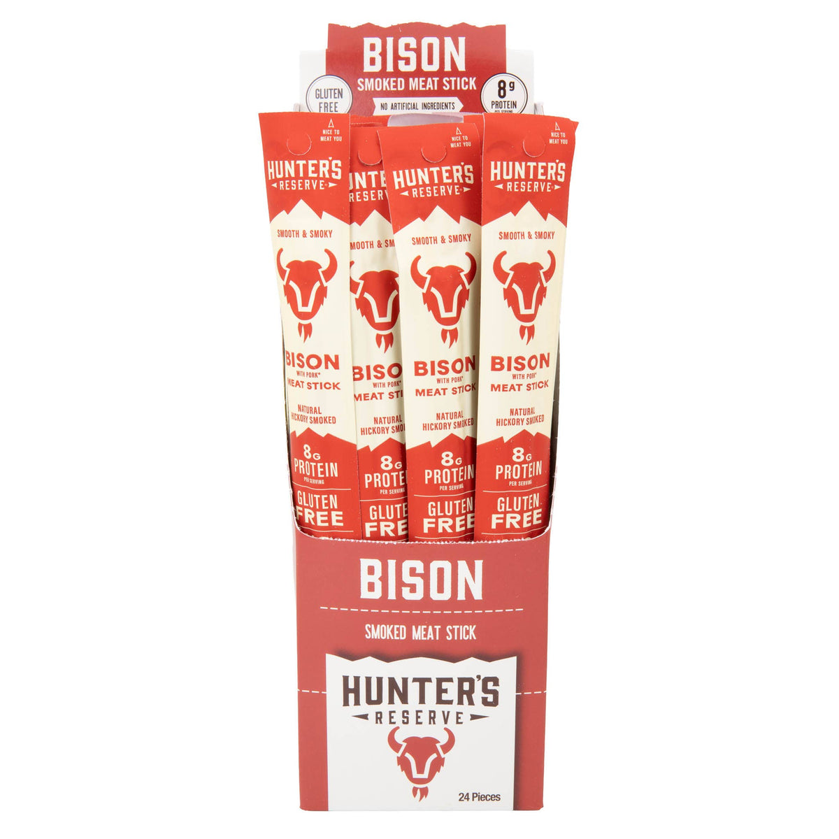 Bison Meat Sticks - 24 Pack