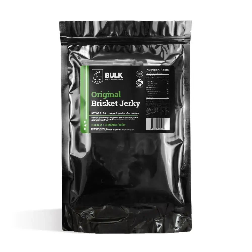 BULK Brisket Beef Jerky - All Natural