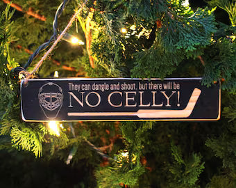 "They can dangle and shoot..." Ornament Painted Pastime