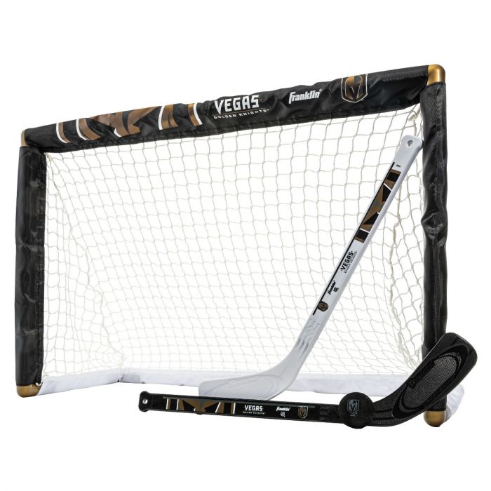 NHL Team Mini Hockey Goal, Stick, and Ball Set